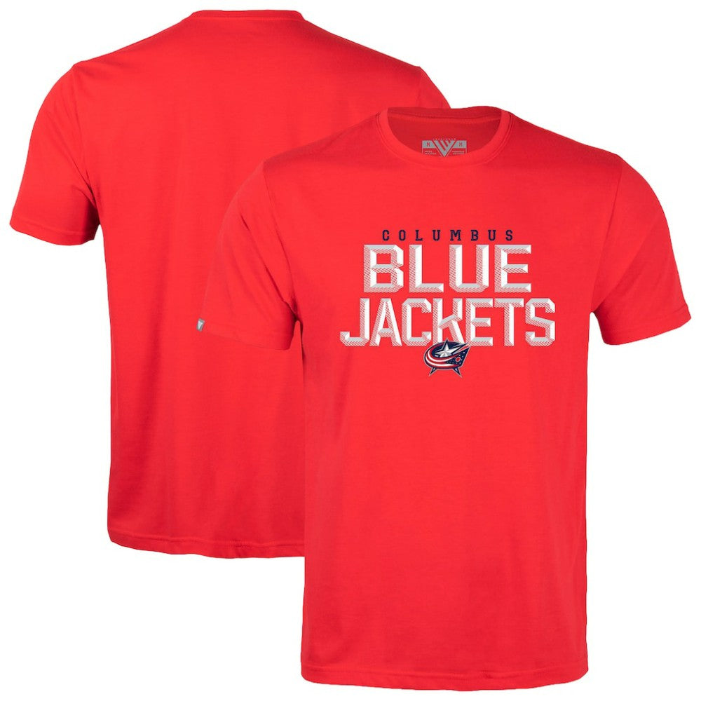 Columbus Blue Jackets Levelwear Richmond Carve T-Shirt Red