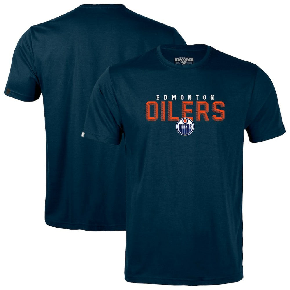 Edmonton Oilers Levelwear Richmond Carve T-Shirt Navy