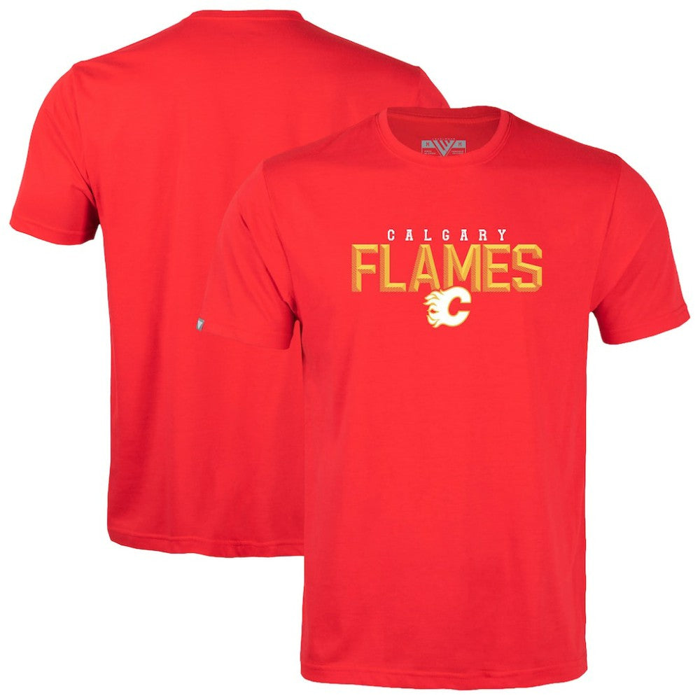 Calgary Flames Levelwear Richmond Carve T-Shirt Red