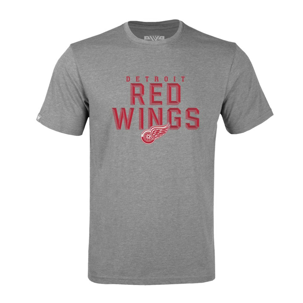 Detroit Red Wings Levelwear Richmond Carve T-Shirt Gray