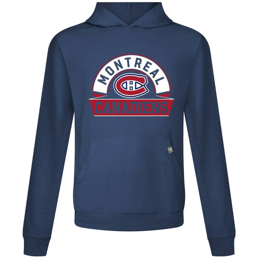 Montreal Canadiens Levelwear Relay Banner Arch Pullover Hoodie Navy