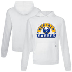 Buffalo Sabres Levelwear Relay Banner Arch Pullover Hoodie White