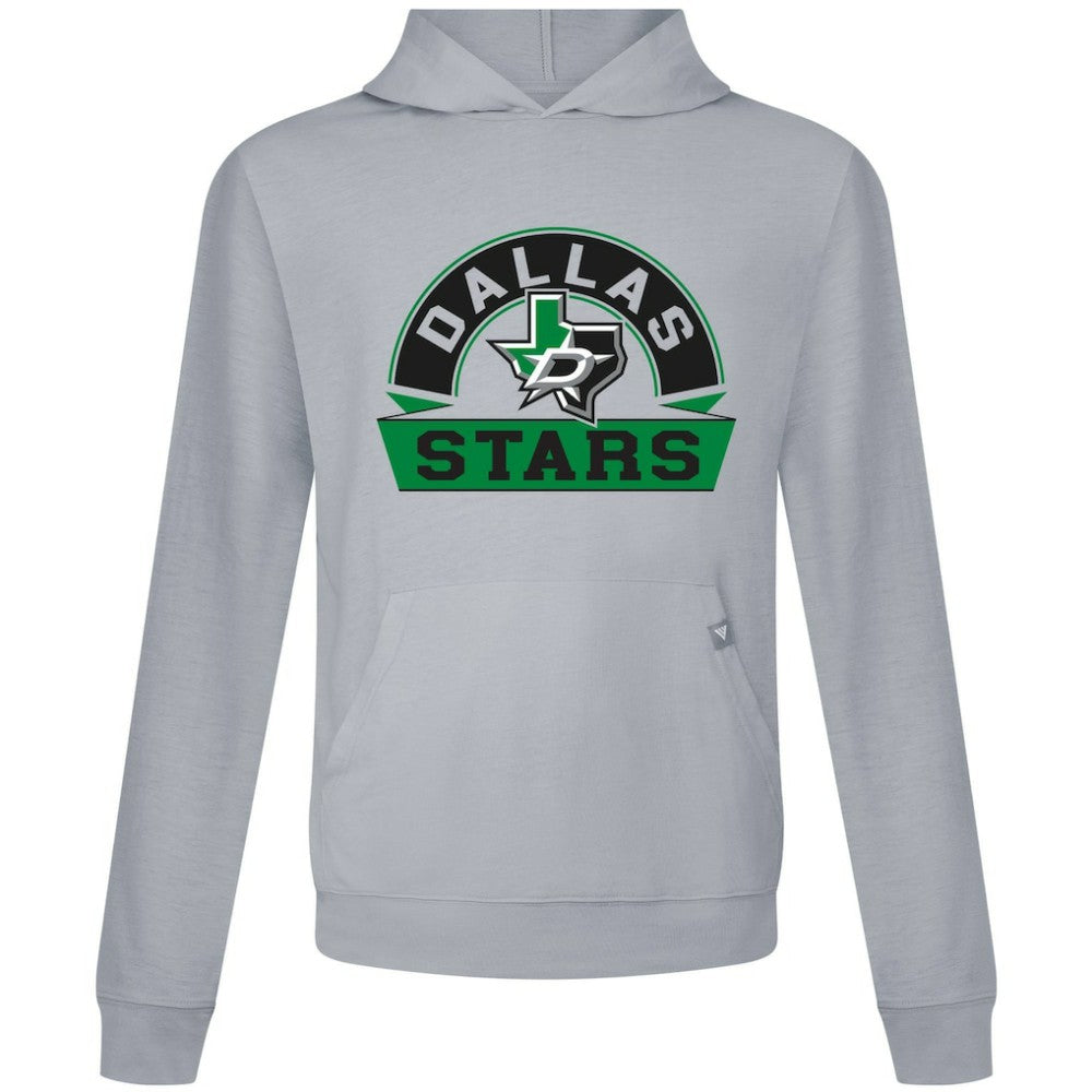 Dallas Stars Levelwear Relay Banner Arch Pullover Hoodie Gray