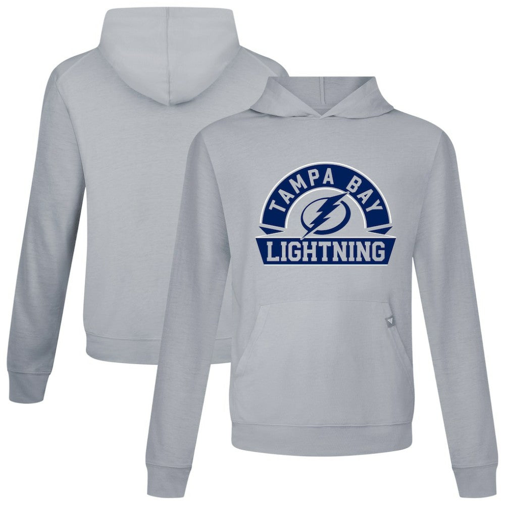 Tampa Bay Lightning Levelwear Relay Banner Arch Pullover Hoodie Gray