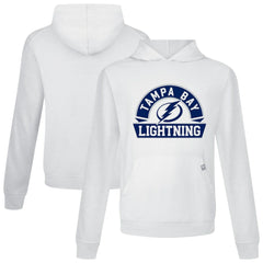 Tampa Bay Lightning Levelwear Relay Banner Arch Pullover Hoodie White