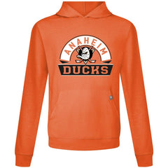 Anaheim Ducks Levelwear Relay Banner Arch Pullover Hoodie Orange
