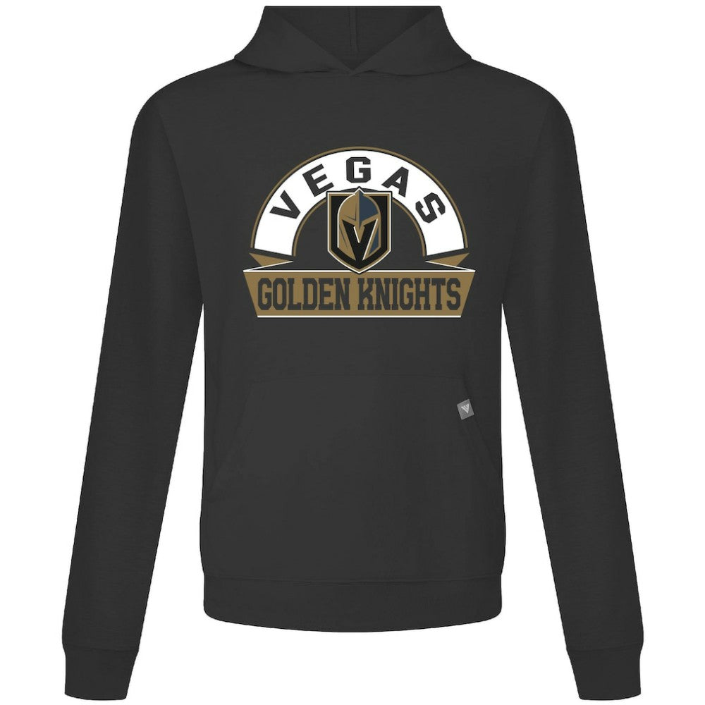 Vegas Golden Knights Levelwear Relay Banner Arch Pullover Hoodie Black