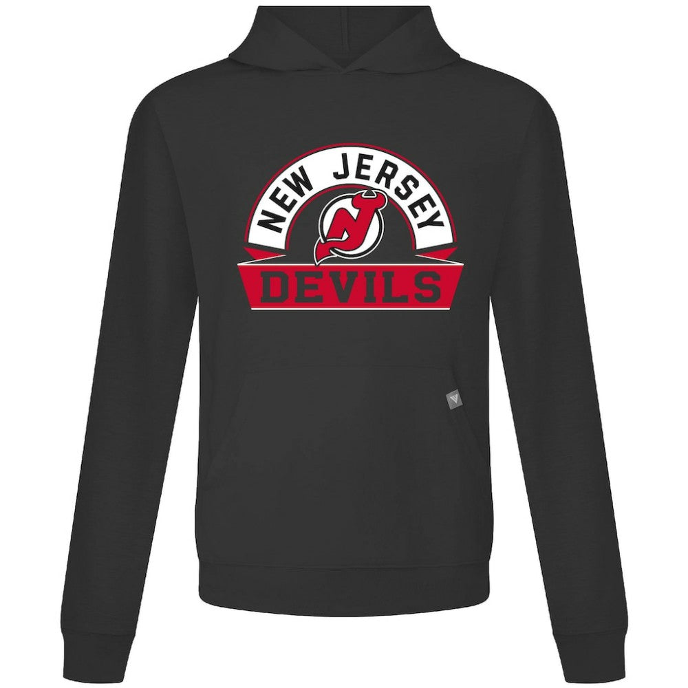 New Jersey Devils Levelwear Relay Banner Arch Pullover Hoodie Black