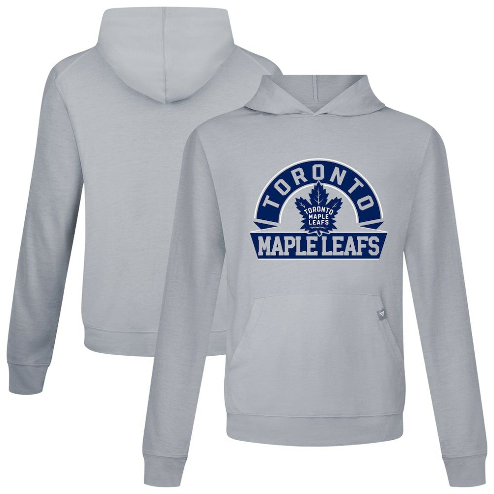Toronto Maple Leafs Levelwear Relay Banner Arch Pullover Hoodie Gray
