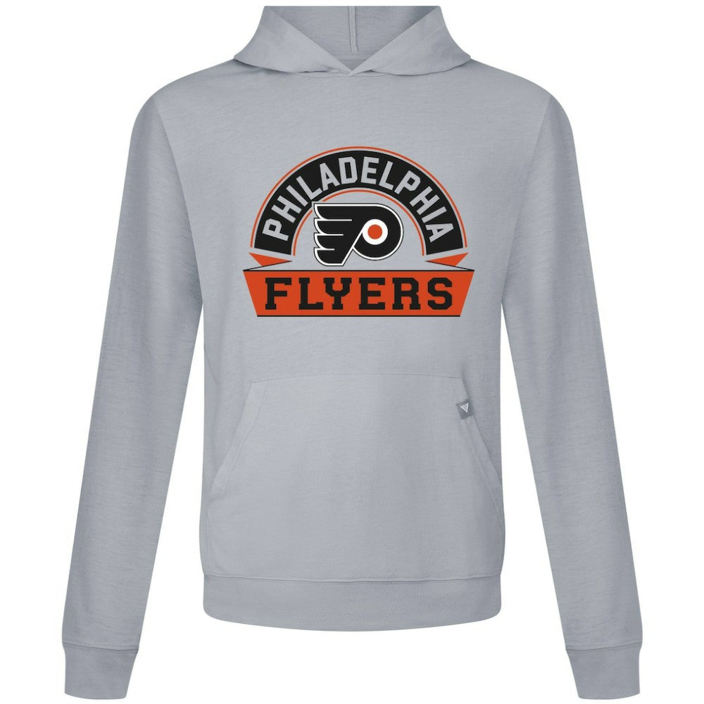 Philadelphia Flyers Levelwear Relay Banner Arch Pullover Hoodie Gray