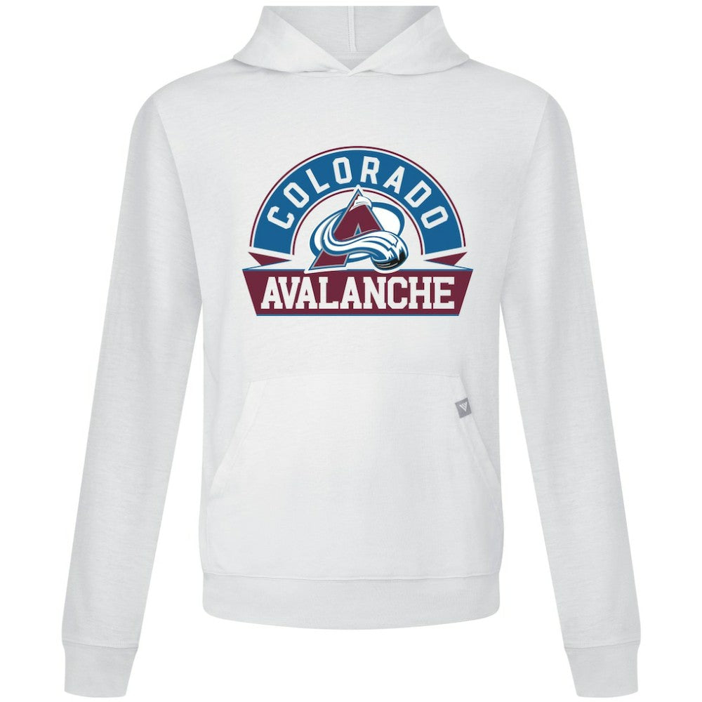 Colorado Avalanche Levelwear Relay Banner Arch Pullover Hoodie White
