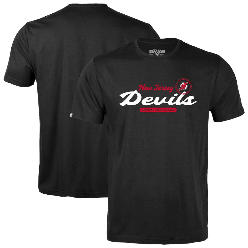 New Jersey Devils Levelwear Youth Little Richmond Monument T-Shirt Black
