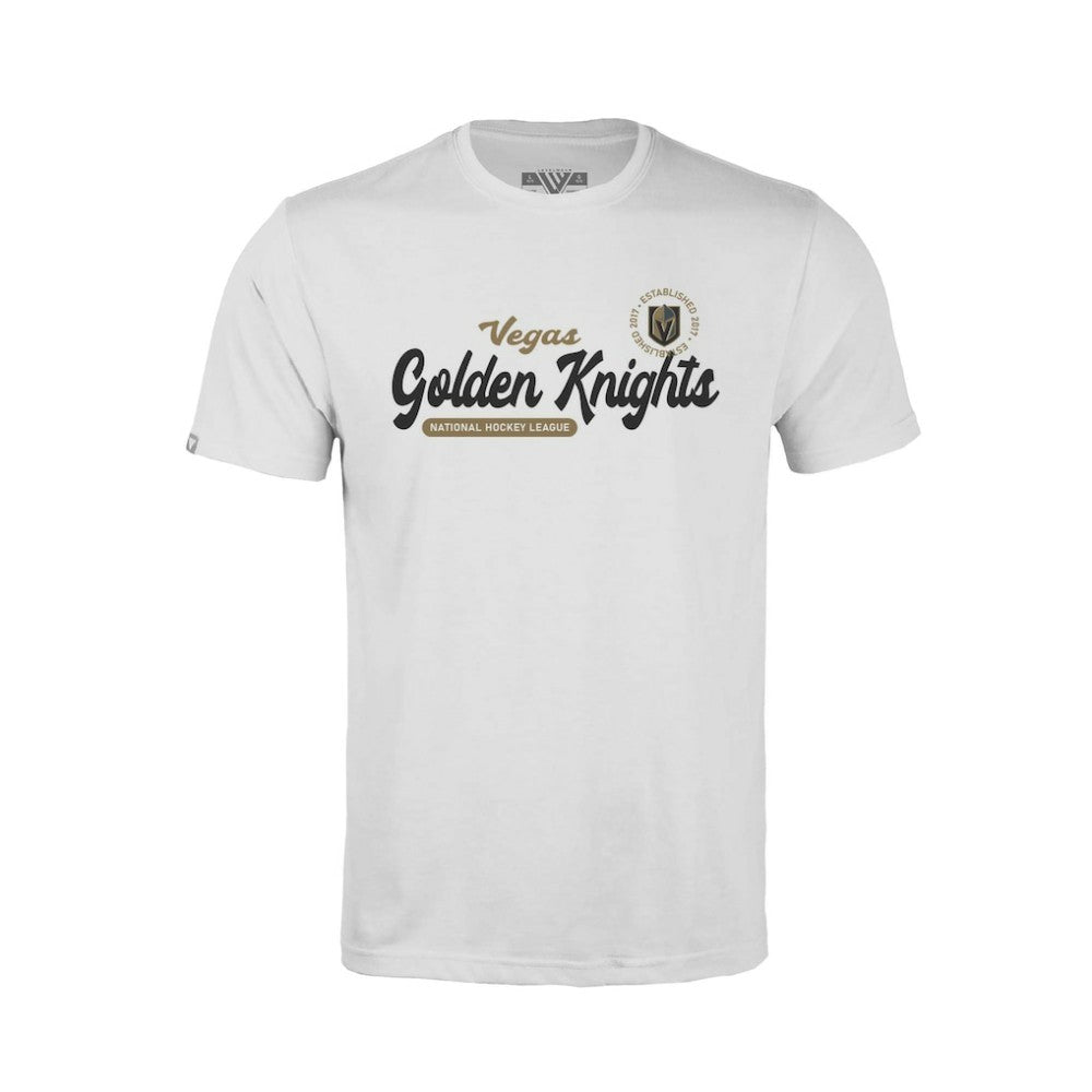 Vegas Golden Knights Levelwear Youth Little Richmond Monument T-Shirt White