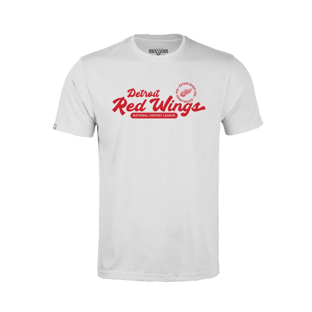 Detroit Red Wings Levelwear Youth Little Richmond Monument T-Shirt White
