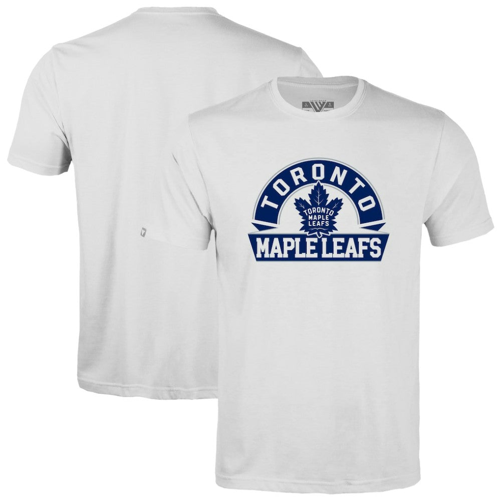 Toronto Maple Leafs Levelwear Youth Little Richmond Banner Arch T-Shirt White