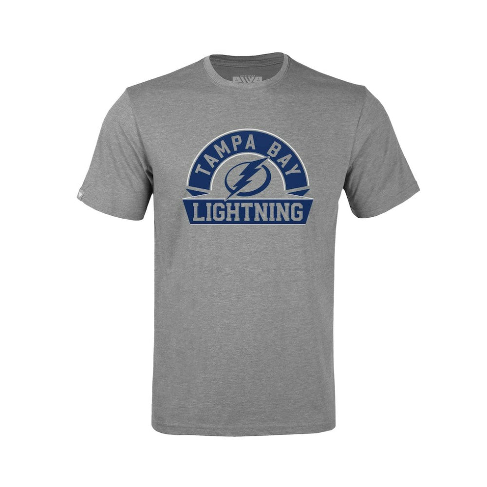 Tampa Bay Lightning Levelwear Youth Little Richmond Banner Arch T-Shirt Gray