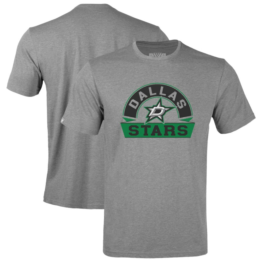 Dallas Stars Levelwear Youth Little Richmond Banner Arch T-Shirt Gray