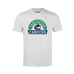 Vancouver Canucks Levelwear Youth Little Richmond Banner Arch T-Shirt White