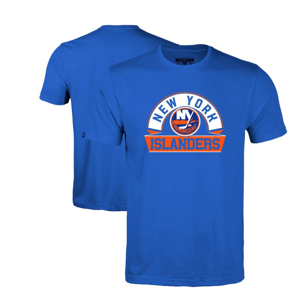 New York Islanders Levelwear Youth Little Richmond Banner Arch T-Shirt Royal