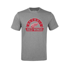 Detroit Red Wings Levelwear Youth Little Richmond Banner Arch T-Shirt Gray