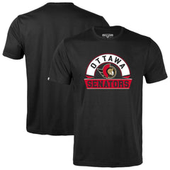 Ottawa Senators Levelwear Youth Little Richmond Banner Arch T-Shirt Black