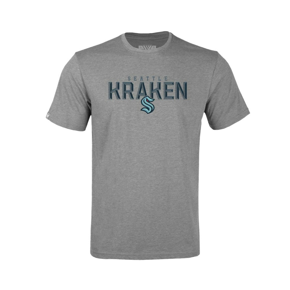 Seattle Kraken Levelwear Youth Little Richmond Carve T-Shirt Gray