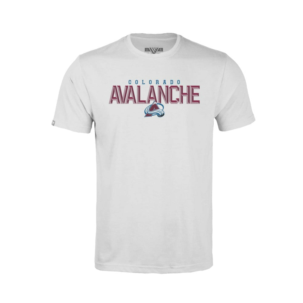Colorado Avalanche Levelwear Youth Little Richmond Carve T-Shirt White