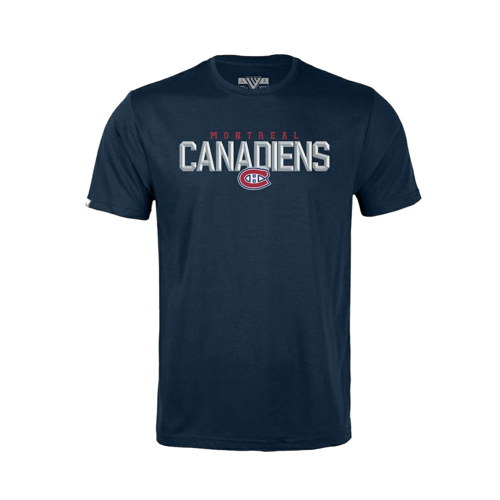 Montreal Canadiens Levelwear Youth Little Richmond Carve T-Shirt Navy