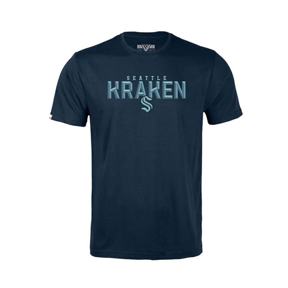 Seattle Kraken Levelwear Youth Little Richmond Carve T-Shirt Deep Sea Blue