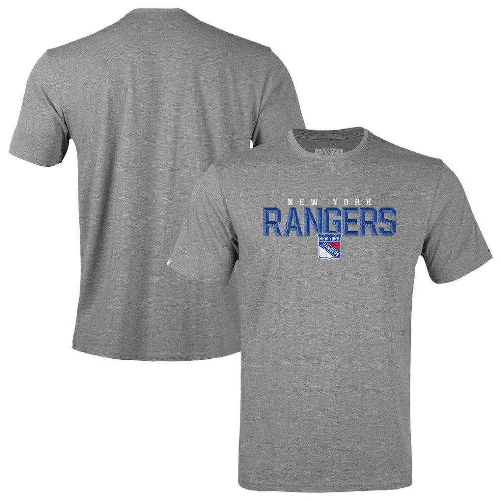 New York Rangers Levelwear Youth Little Richmond Carve T-Shirt Gray