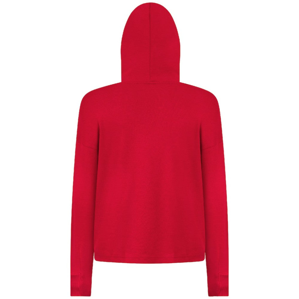 Ottawa Senators Levelwear Women's Sweet Monument Tri-Blend Cropped Pullover Hoodie Red