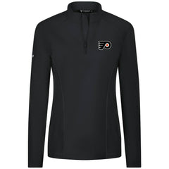 Philadelphia Flyers Levelwear Women's Upright Quarter-Zip Pullover Black