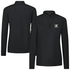 Anaheim Ducks Levelwear Women's Upright Quarter-Zip Pullover Black