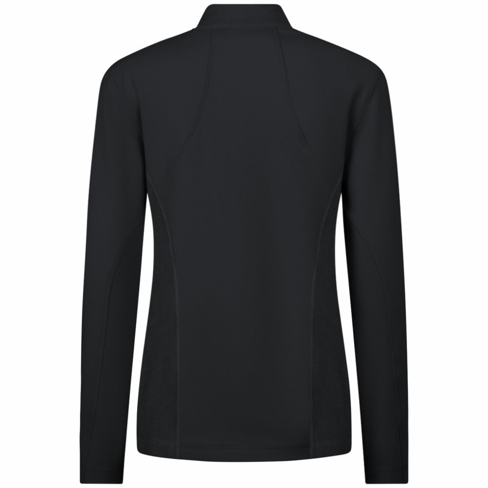 Nashville Predators Levelwear Women's Upright Quarter-Zip Pullover Black