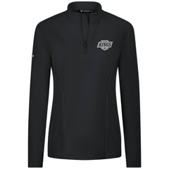 Los Angeles Kings Levelwear Women's Upright Quarter-Zip Pullover Black