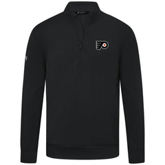 Philadelphia Flyers Levelwear Upright Tri-Blend Quarter-Zip Pullover Black