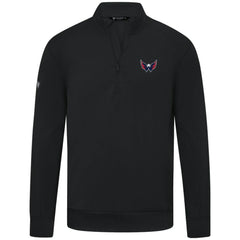 Washington Capitals Levelwear Upright Tri-Blend Quarter-Zip Pullover Black