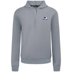 Colorado Avalanche Levelwear Technic Quarter-Zip Pullover Hoodie Gray