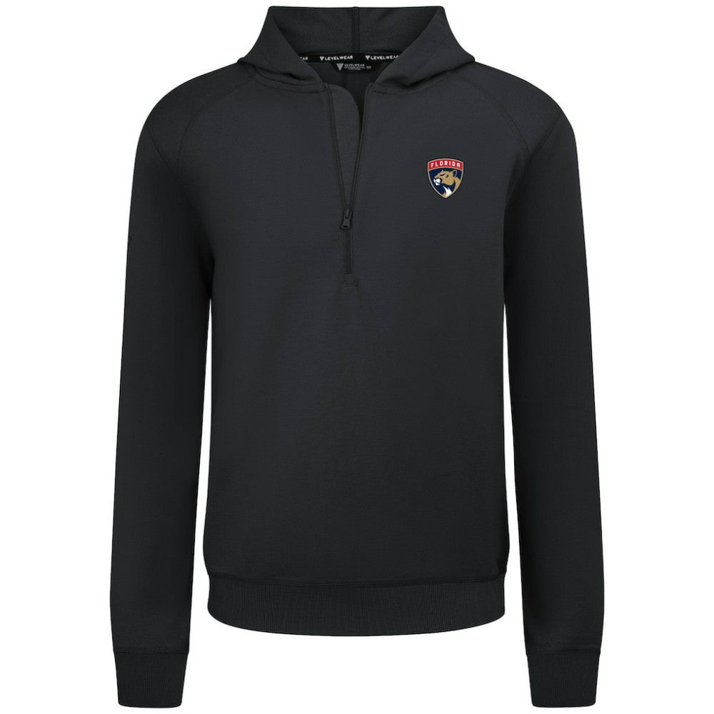Florida Panthers Levelwear Technic Quarter-Zip Pullover Hoodie Black