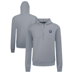 Tampa Bay Lightning Levelwear Technic Quarter-Zip Pullover Hoodie Gray