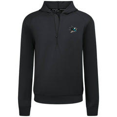 San Jose Sharks Levelwear Technic Quarter-Zip Pullover Hoodie Black