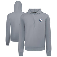 Winnipeg Jets Levelwear Technic Quarter-Zip Pullover Hoodie Gray