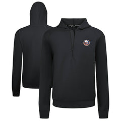 New York Islanders Levelwear Technic Quarter-Zip Pullover Hoodie Black
