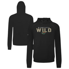 Minnesota Wild Levelwear Mandate Carve Tri-Blend Pullover Hoodie Black