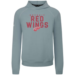 Detroit Red Wings Levelwear Mandate Carve Tri-Blend Pullover Hoodie Gray