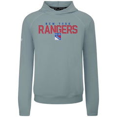 New York Rangers Levelwear Mandate Carve Tri-Blend Pullover Hoodie Gray