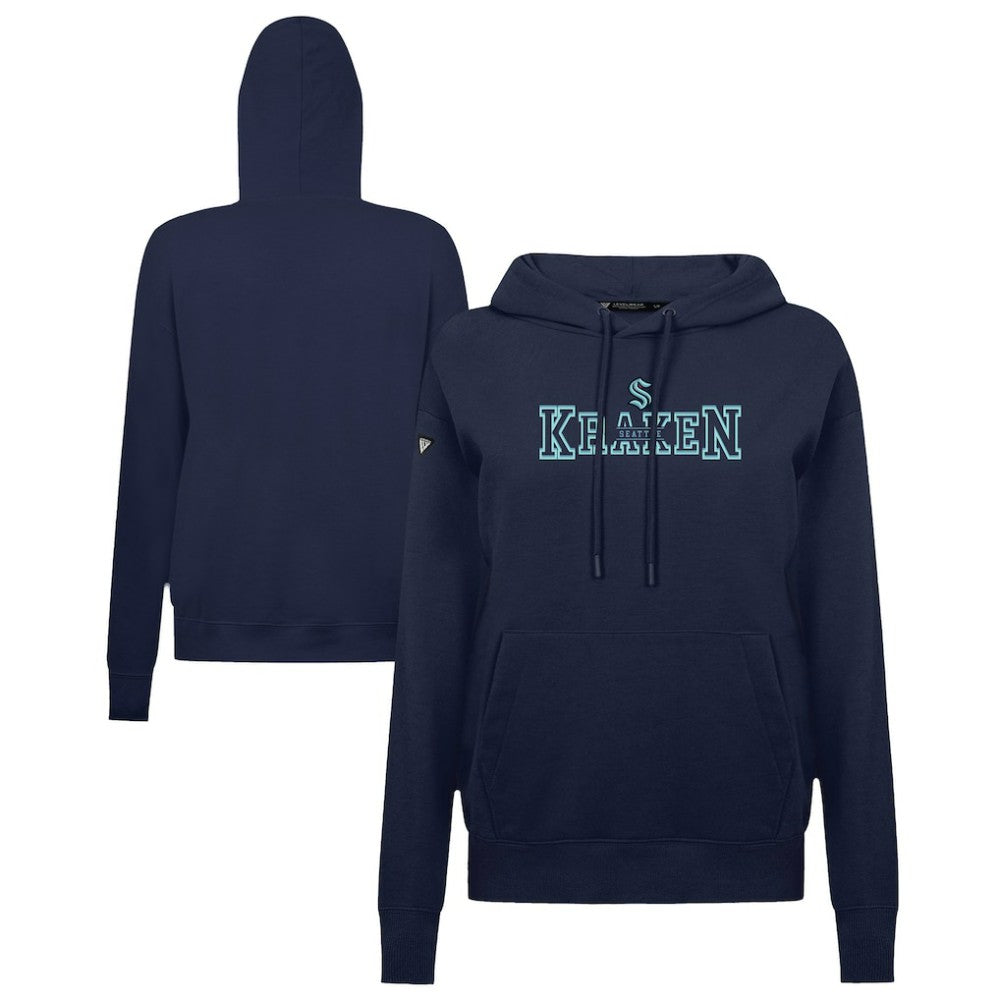 Seattle Kraken Levelwear Women's Adorn Journey Pullover Hoodie Navy