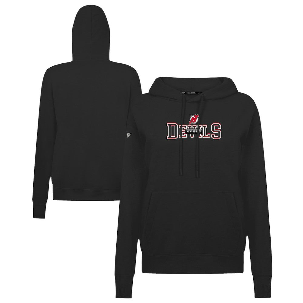 New Jersey Devils Levelwear Women's Adorn Journey Pullover Hoodie Black