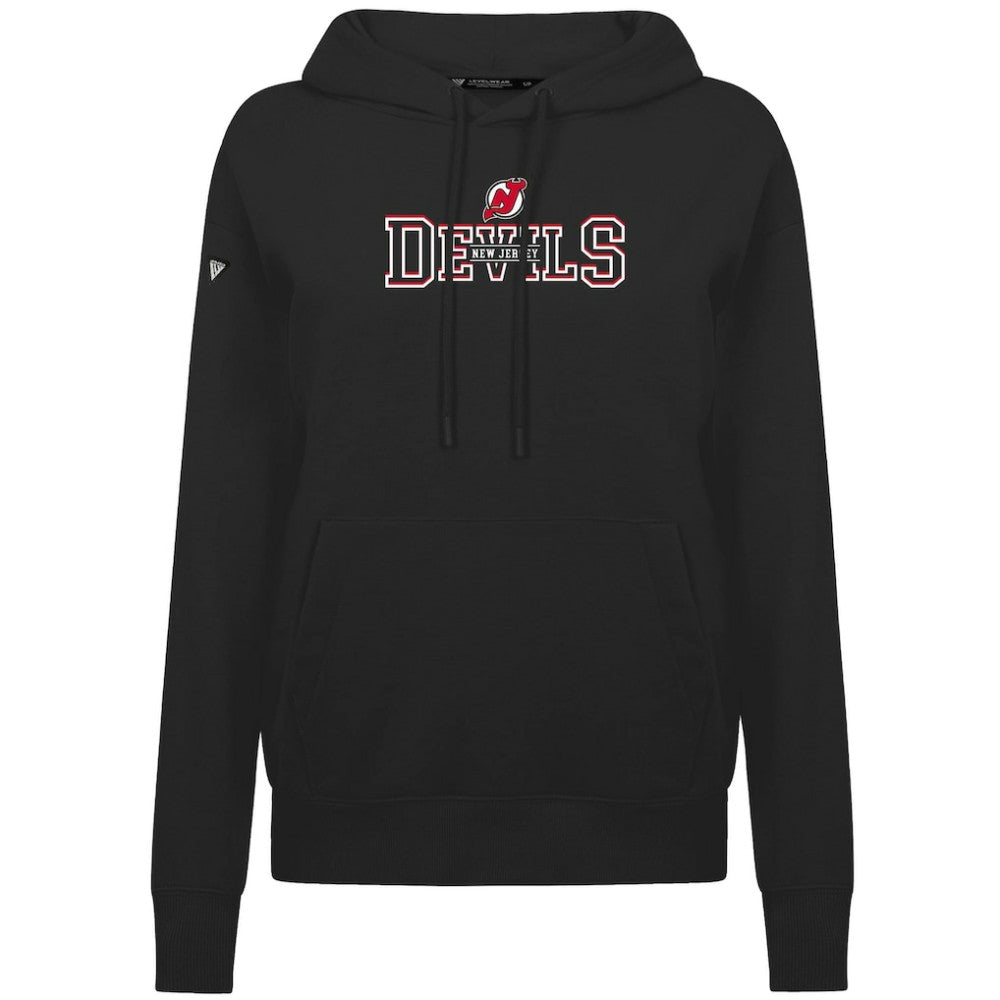 New Jersey Devils Levelwear Women's Adorn Journey Pullover Hoodie Black