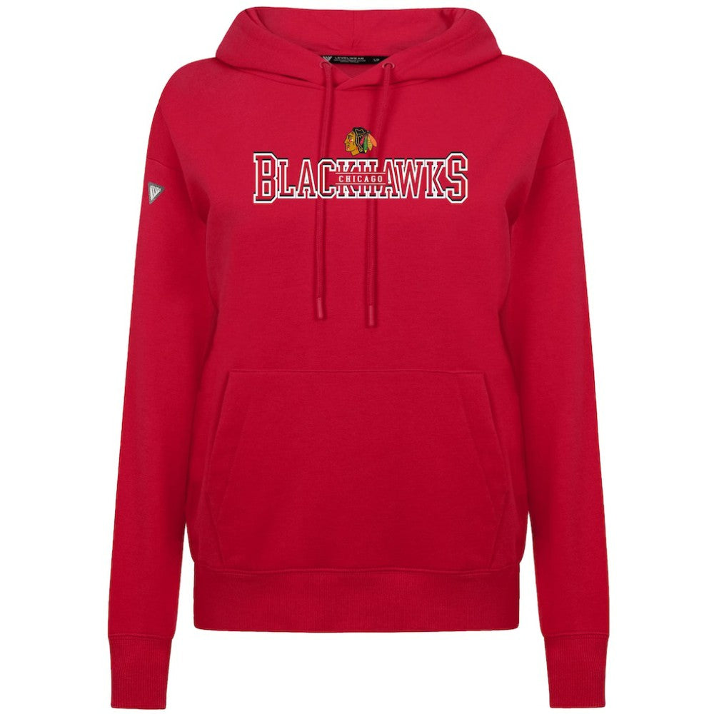 Chicago Blackhawks Levelwear Women's Adorn Journey Pullover Hoodie Red